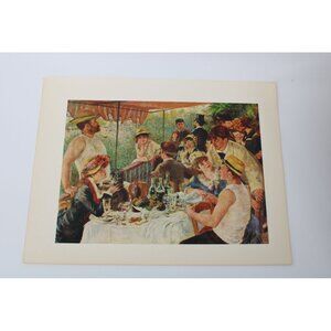 Renoir Luncheon of the Boating Party Print Vintage 93748